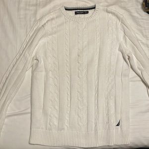 White Nautical sweater in perfect condition